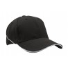 Cap - mod. 4013:Black, Cotton, White